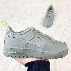 Nike Gray and Neon Green Women's Sneakers